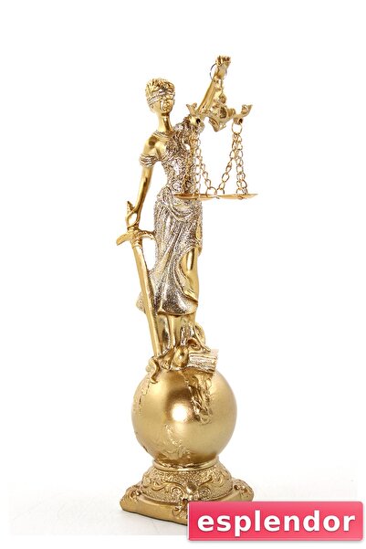 esplendor Adalet Temalı Dekoratif Polyester Heykel