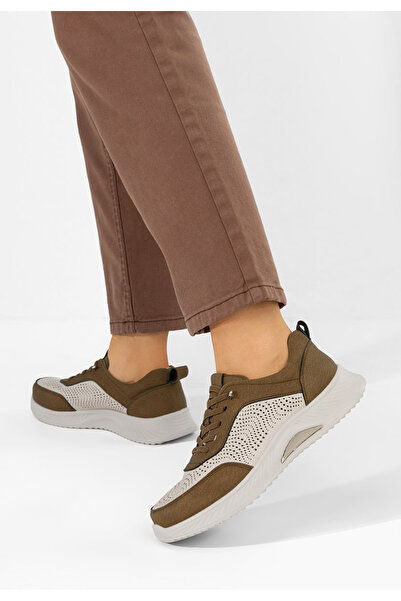 B T Shoes Sneakerși dama Azurra V2 maro