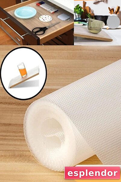 esplendor 45Cmx3Meter Thick Drawer and Cabinet Shelf Cover Anti-Slip Eva Shel...