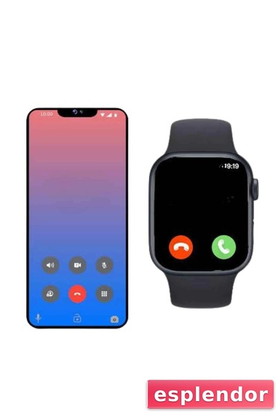 esplendor Akıllı Saat Çok Fonksiyonlu Uyku Takibi Adımsayar Nabız Ölçer Arama...