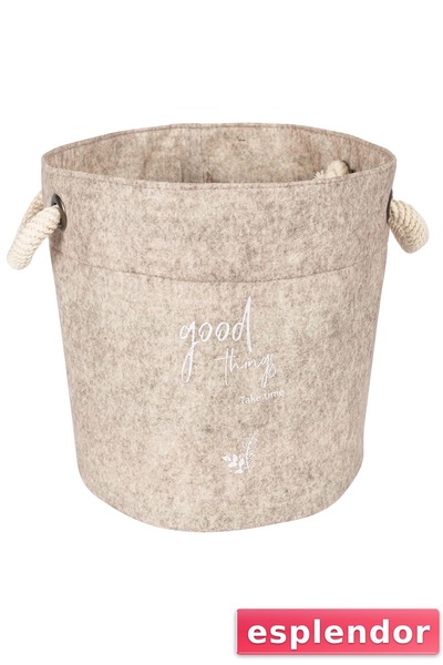 esplendor Round Organizer with Handle Multi-Purpose Easy to Carry Organizer F...