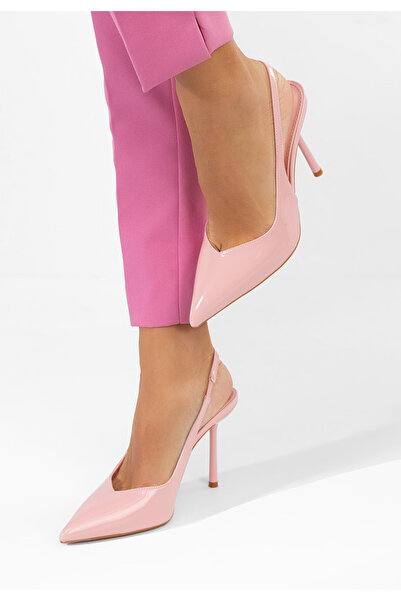 B T Shoes Pink Kity slingback shoes