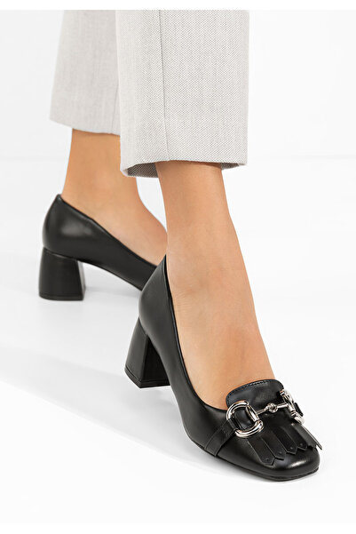 B T Shoes Medania black high Heeled Shoes