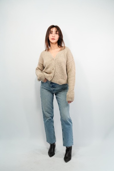 Hersley New Season Women's Buttoned Knitwear