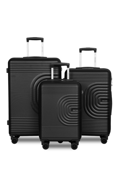 PARAJOHN Para John Stratos 3-Piece PC Luggage Set – 8 Wheel 360° Spinner Hard...