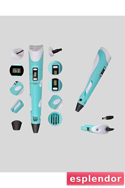 esplendor قلم طابعة ثلاثية الأبعاد متوافق مع تقنية FDM وخيوط ABS PLA