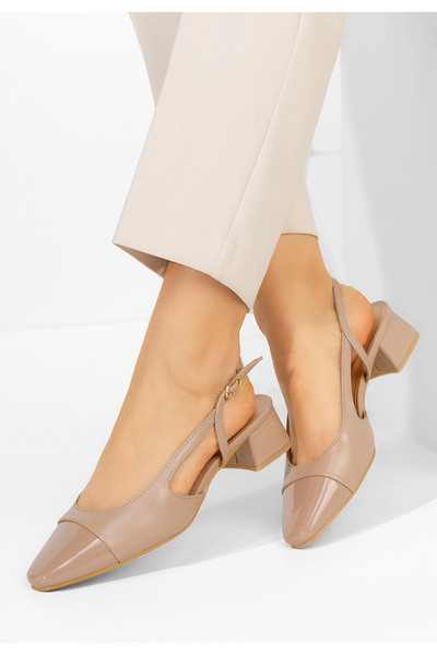 B T Shoes Pantofi slingback Alexonia kaki