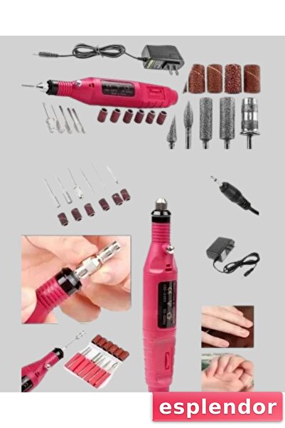 esplendor طقم مانيكير وباديكير كهربائي مكون من 6 قطع