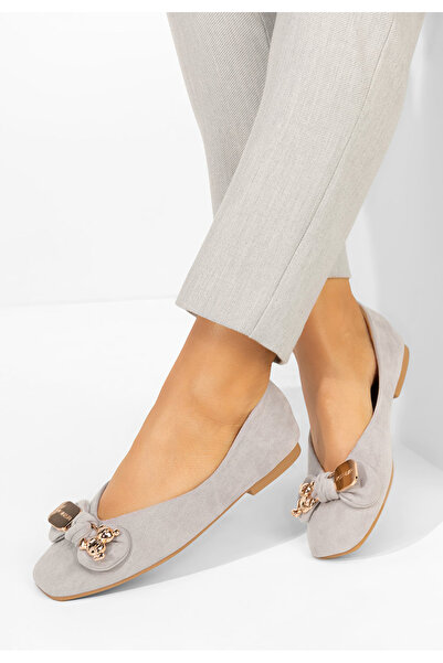 B T Shoes Balerini dama Bethania gri