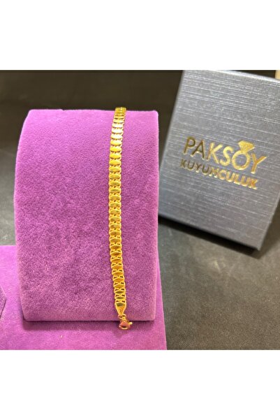 paksoy kuyumculuk 22 Ayar Altın Bileklik İnce Zarif Pullu Tasarım 5.48gr 20 c...