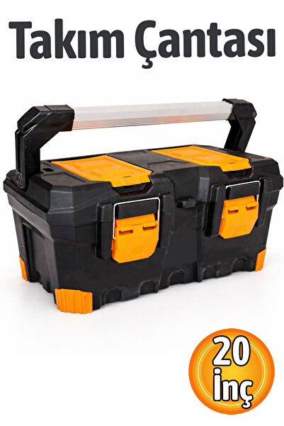 Badem10 Alüminyum Saplı 20 İnç Takım Çantası Dayanıklı Geniş İç Hacimli Profe...