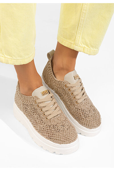 B T Shoes Αθλητικά παπούτσια με πλατφόρμα Rossela χακι