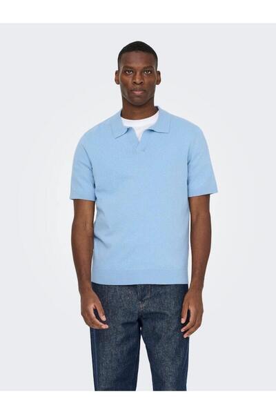 Only & Sons Men's Onsthy Life Reg Ss Resort Knit Os22036550-4900379