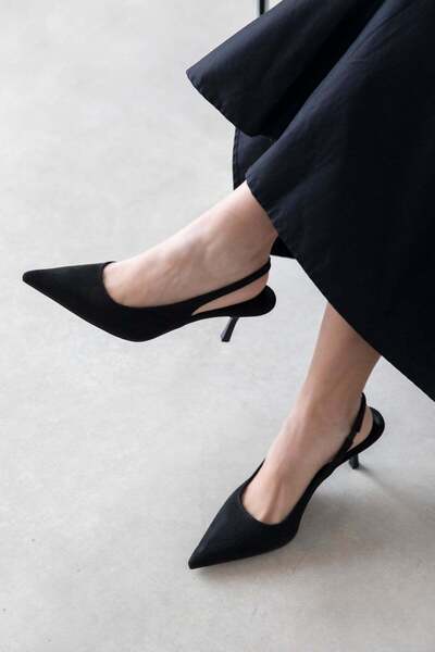 STRASWANS Raye Women's Heeled Shoes Suede Black