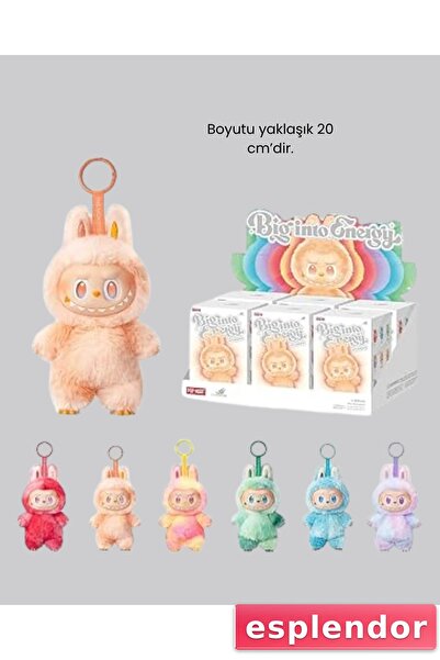 esplendor شخصية لابوبو المخملية الناعمة المزخرفة - هدية قابلة للتجميع ومناسبة...