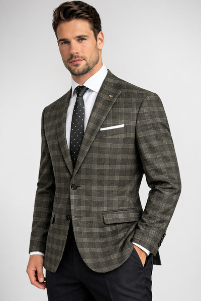 Slim Fit Erkek Tek Ceket – Modern Kesim Premium Kumaş