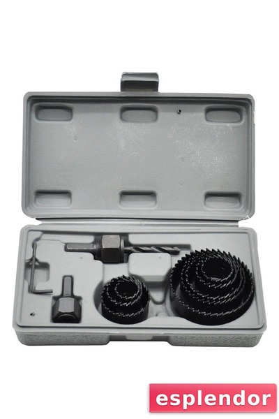 esplendor طقم منشار كهربائي مكون من 11 قطعة من الفولاذ الكربوني
