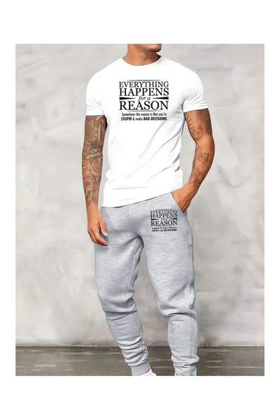 PENTHİLUS Unisex Printed Top and Bottom Set