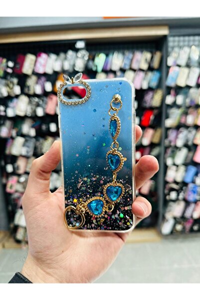 Case&More Accessory IPHONE 6 / Iphone 6s Uyumlu Taşlı Zincirli El Geçmeli Sim...
