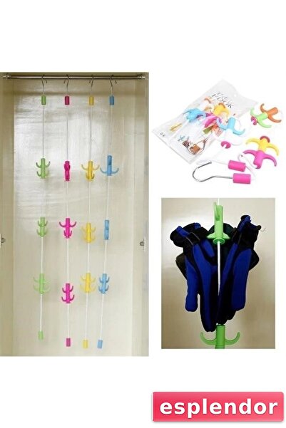 esplendor منظم الملابس في الخزانة، منظم الملابس، الشماعات السحرية