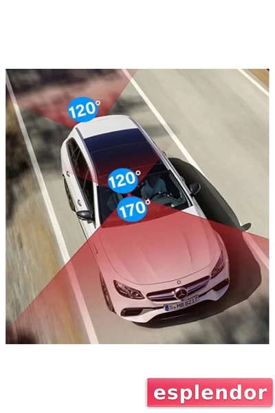 esplendor كاميرا سيارة بعدسة واسعة الزاوية