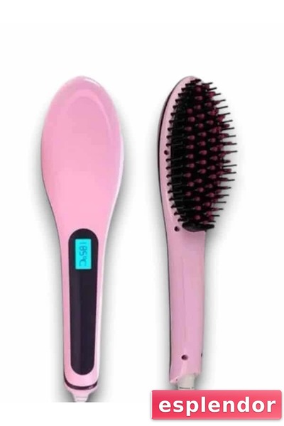 esplendor Ceramic Plate Hair Straightener Comb with 5-Level Heat Setting