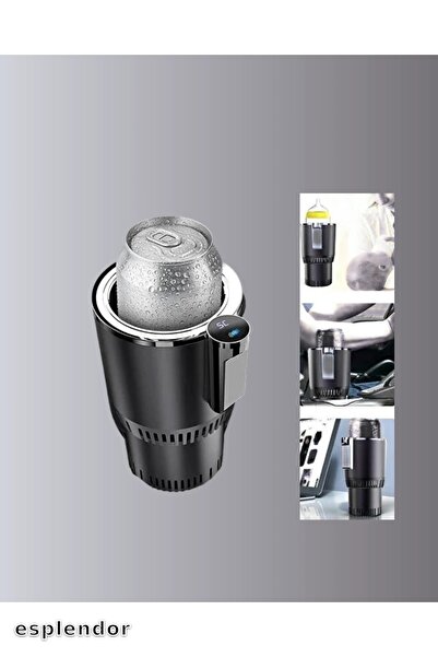 esplendor حامل أكواب للتدفئة والتبريد داخل السيارة 60 ° التدفئة -4 ° التبريد