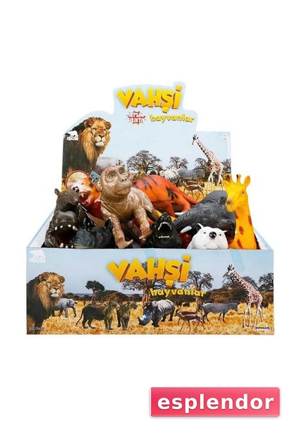 esplendor س 00000725   رغوة الحيوانات البرية مع صوت 27 سم - SUN - يتم شحن قطع...