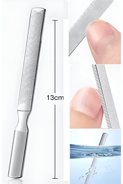 SİNKA Nail File Metal Steel Case Stainless
