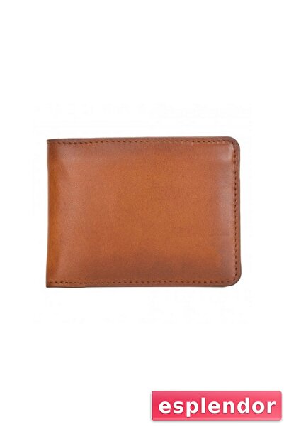 esplendor Pier Leather Men's Wallet Rst2Ef Tan