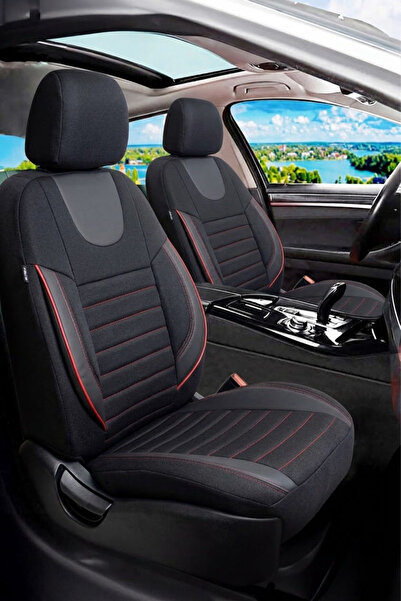 SM OTO KILIF Nemrut Series Lacoste Fabric Universal Car Seat Cover Full Set