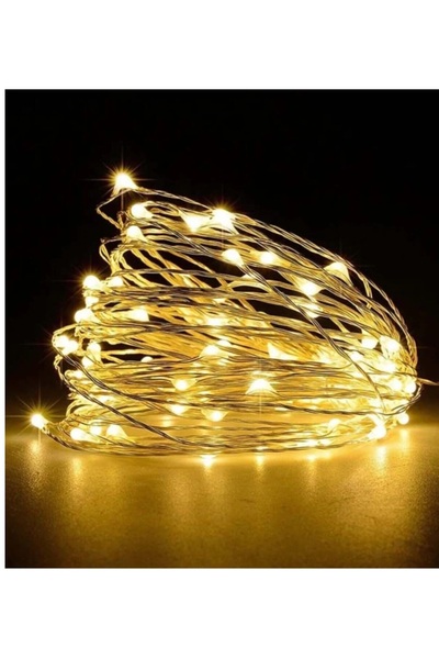 BAKBURAYA YAPAY ÇİÇEKÇİLİK 1 adet 3 metre perili LED gün ışığı ev dekor süsü ...