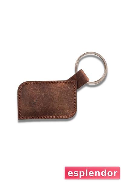 esplendor سلسلة مفاتيح جلدية G2 بني
