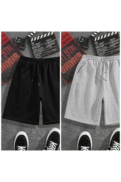 FUNSTYLE 2-Piece Women's Comfortable Fit Sports Shorts