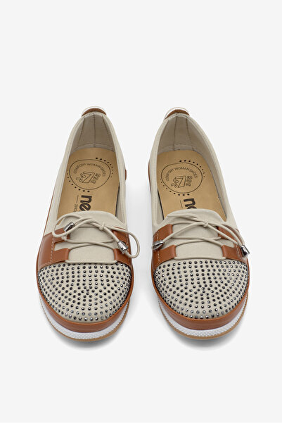 Tonny Black Women's Beige Thermo Sole Lace-Up Comfortable Fit Daily Wear Ball...