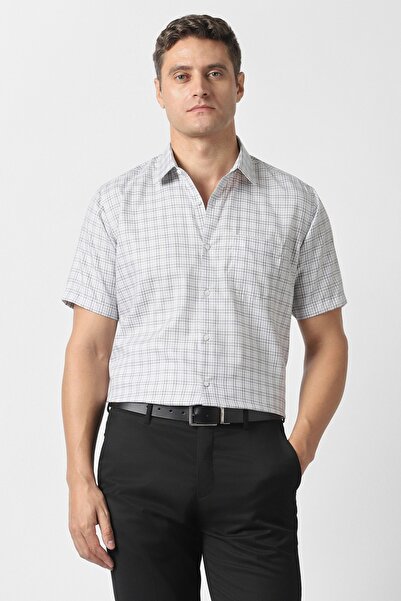 VAN HEUSEN Men Regular Fit Short Sleeve Shirt