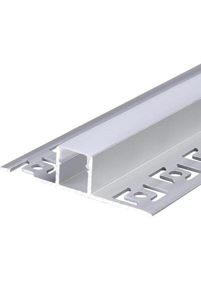 RFAN Profil LED încastrat, sub tencuială, lungime 2 m, lățime 1,3 cm