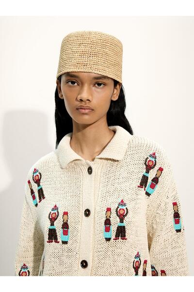 PARFOIS Kadın Hasır Şapka