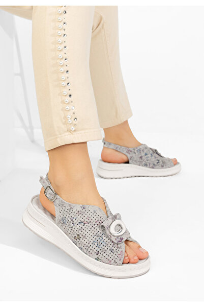 B T Shoes Sandale piele naturală Calora multicolor