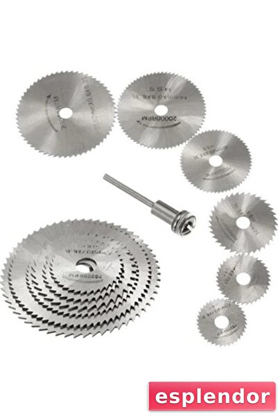 esplendor مجموعة أدوات منشار معدنية مكونة من 6 قطع، تتضمن رؤوس حفر صغيرة لقطع...