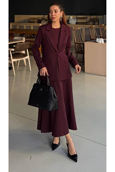 MADAME MELEK Rochie premium pentru femei, sacou, jachetă, costum, rochie midi...