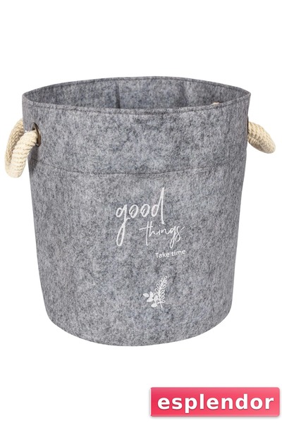 esplendor Round Organizer with Handle Multi-Purpose Easy to Carry Organizer F...