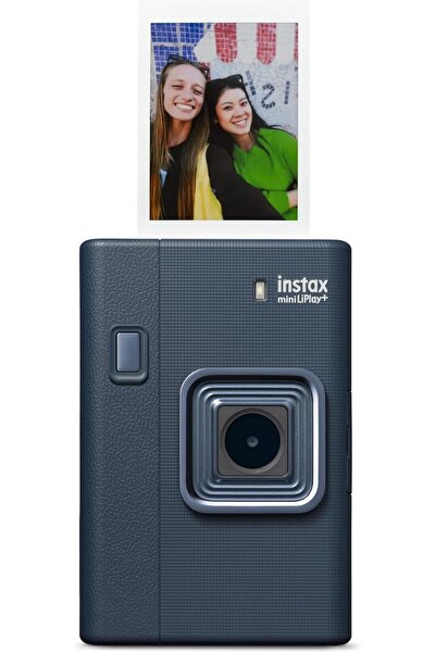 Instax Fujifilm Mini LiPlay+ Midnight Blue Hybrid Instant Camera