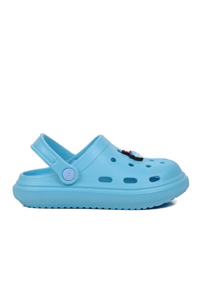 Aspor Blue Unisex Sabo Kids Slippers