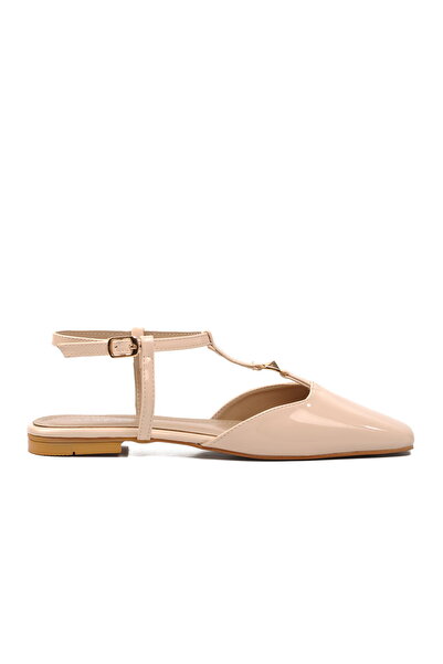 Aspor Beige Women's Ballerinas