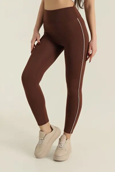 FORMO Γυναικείο κολάν με εξαιρετικά ψηλή μέση με ρέλι Ύφασμα scuba Ελαστικό Α...