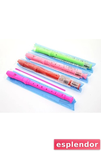 esplendor فلوت بلاستيك ملون