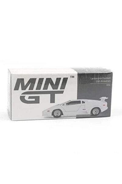 TOYFEST Mini Gt 1/64 Lamborghini Countach 25Th Anniversary White