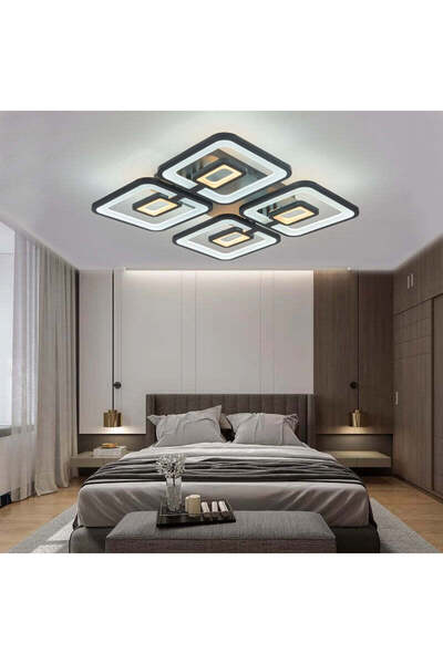 RFAN Candelabru LED, Model M025-4, Cu Telecomandă, 3 Tipuri de Lumină, 200W, ...