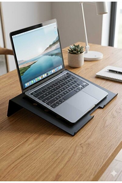 wiesmann Metal Siyah Notebook Laptop Standı Lazer Kesim Birinci Kalite Laptop...